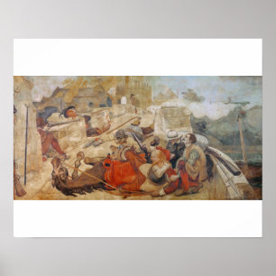 Póster La defensa de Bradshaw de Manchester (1642)