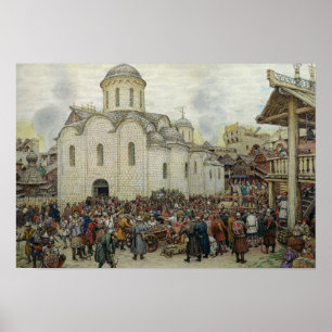 Póster La defensa de la ciudad, 1918