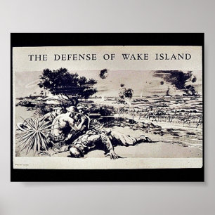 Póster La Defensa De La Isla Wake