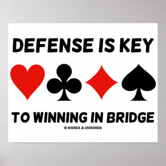Póster La Defensa Es Clave Para Ganar En Puente (Trajes D