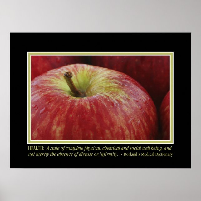 Póster La definición de Poster de salud (Frente)