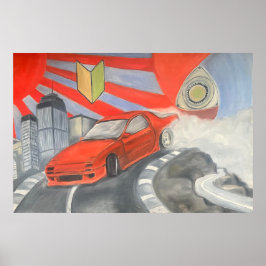 Póster La deriva en el cielo