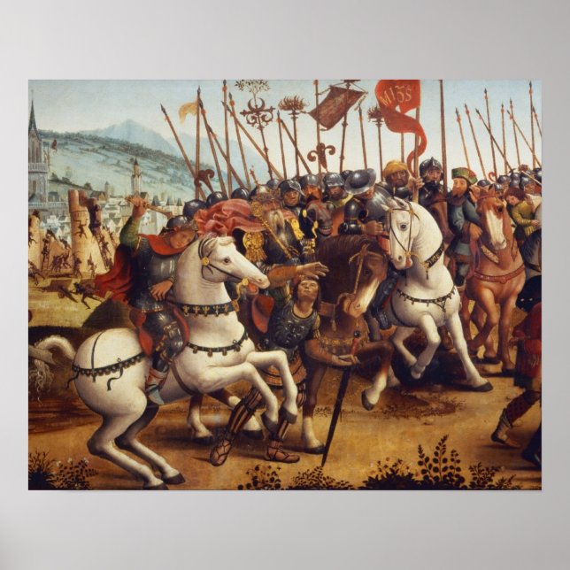 Póster La derrota de Atenas por parte de Minos, rey de Cr (Frente)