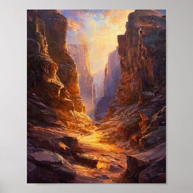 Póster La Descensión del Sol al Corazón del Antiguo  (Frente)