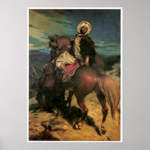 Póster La despedida del rey Boabdil en Granada