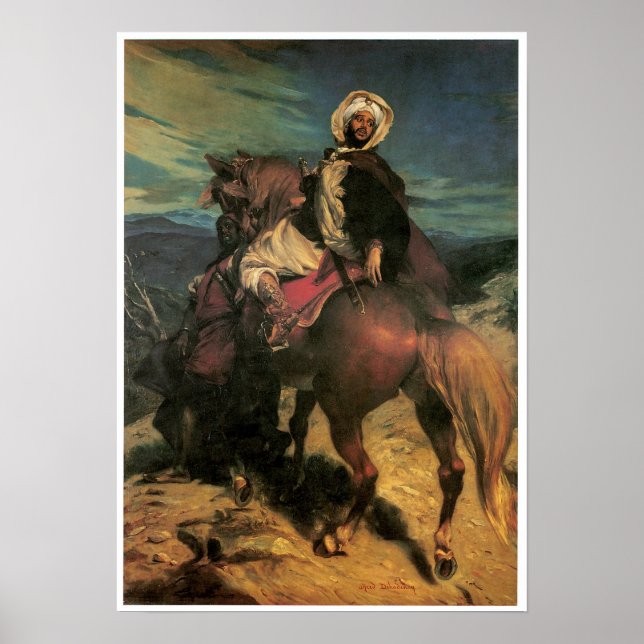 Póster La despedida del rey Boabdil en Granada (Frente)