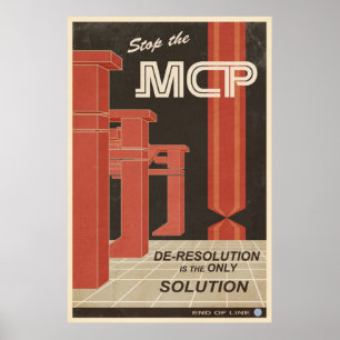 Póster La desresolución es la única solución