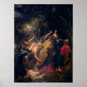 Póster La detención de Cristo en los jardines, c.1628-30