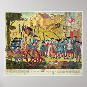Póster La detención del Cartouche de Louis Dominique