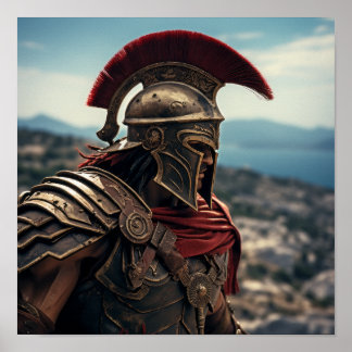 Póster La determinación de los guerreros: Spartano listo