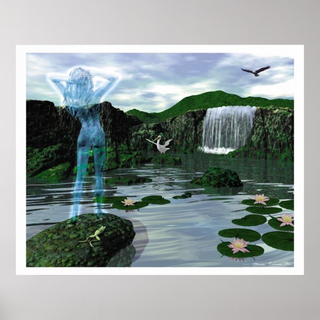 Póster La Deva del Agua (Frente)