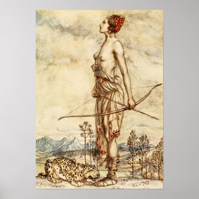 Póster La diana de la cazadora (Frente)