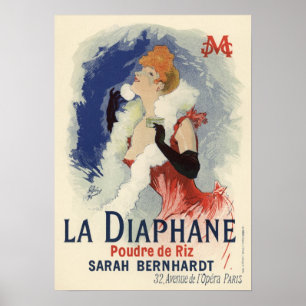 Póster La Diaphane de Jules Chéret