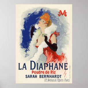 Póster La Diaphane, Jules Chéret