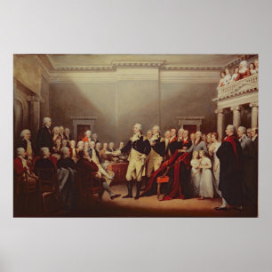 Póster La dimisión de George Washington