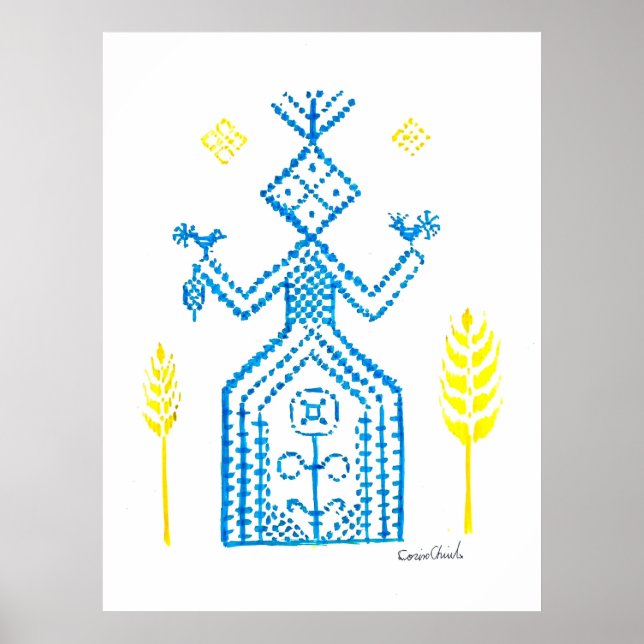 Póster La diosa eslava Mokosh (Frente)