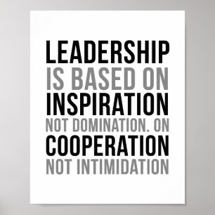 Póster La dirección se basa en la inspiración