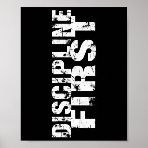 Póster La disciplina supera a la motivación1