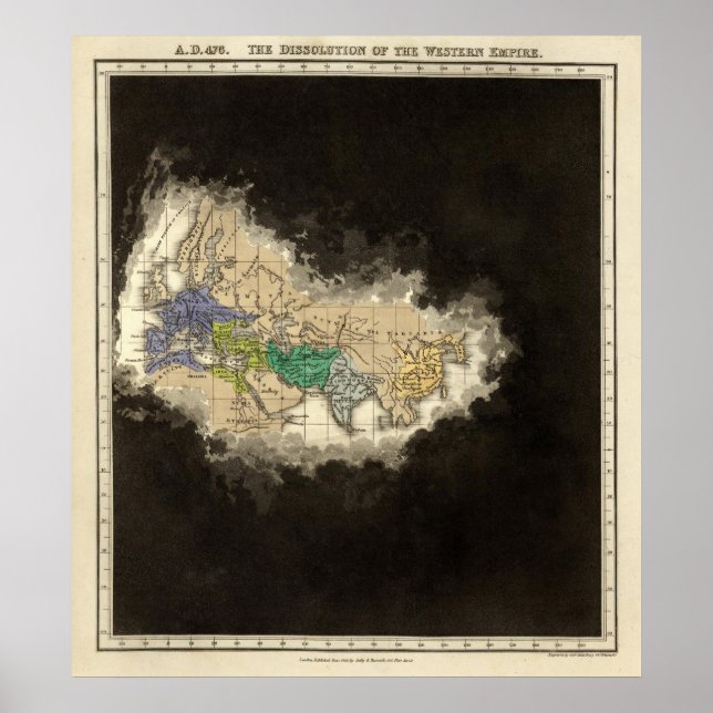 Póster La disolución del Imperio Occidental (Frente)
