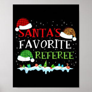 Póster La diversión de Navidad favorita del árbitro de Sa