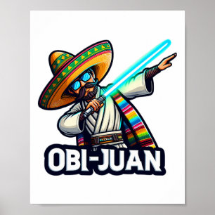 Póster La divertida película mexicana Obi Juan parodia Ci
