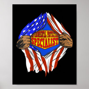 Póster La divertida protección super ambiental de las muj