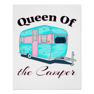 Póster La Divertida Reina Del RV Del Camper