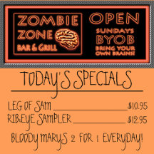 La divertida Zombie Zone BYOB trae tus propios cer