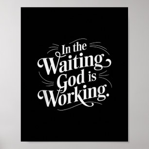 Póster La Divina Confianza Y Motivación En El Dios Que Es