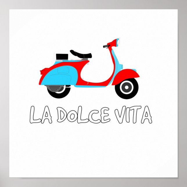 Póster "La Dolce Vita" La dulce vida (Frente)