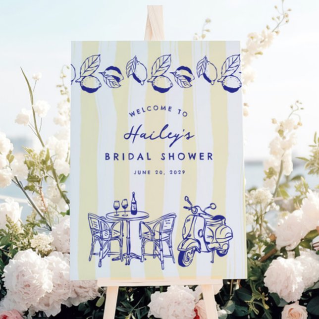 Póster La Dolce Vita Rótulo italiano de ducha de limón (Subido por el creador)