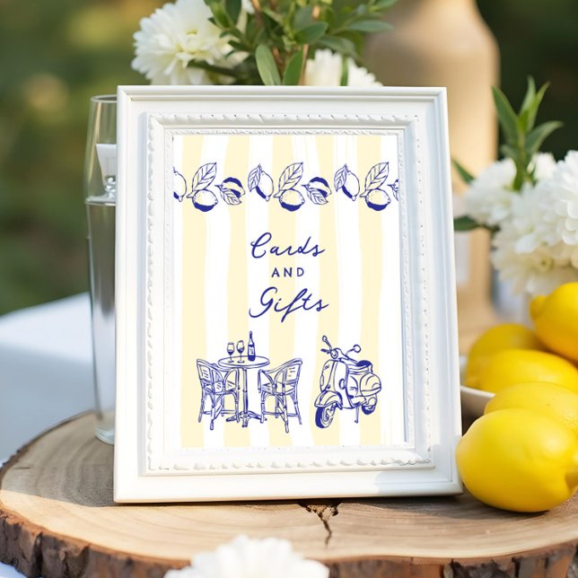 Póster "La Dolce Vita" Tarjetas y regalo de ducha de novi (Subido por el creador)