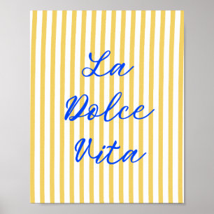 Póster La Dolce Vita Vibes de verano italianas