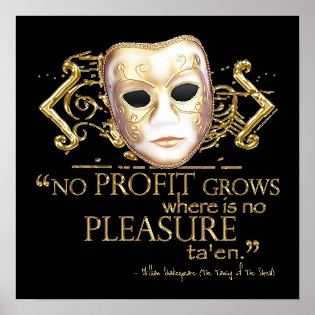 Póster La doma de la cotización de la codicia (versión do (Frente)