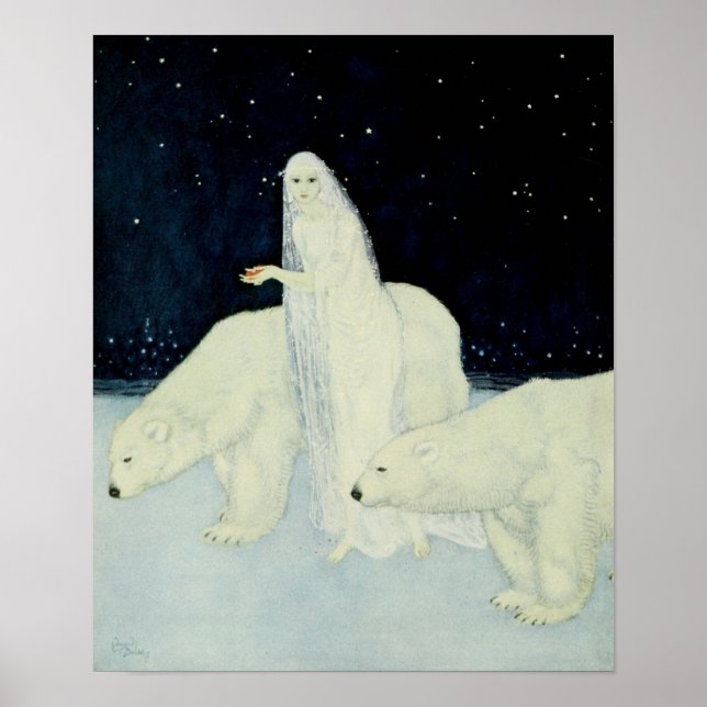 Póster La doncella de nieve se rompe el corazón (Frente)