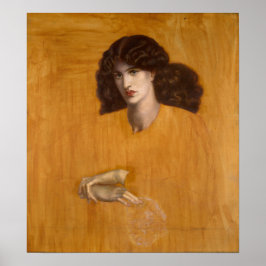 Póster La Donna Della Finestra Dante Rossetti Canvas