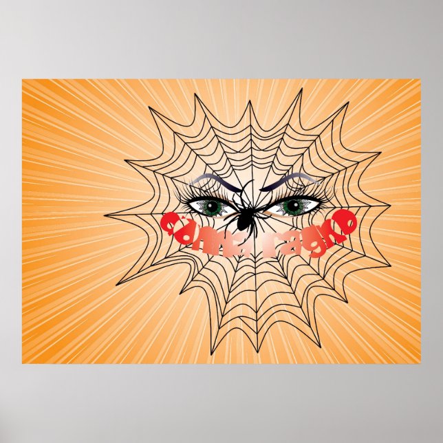 Póster La donna ragno / Poster (Frente)