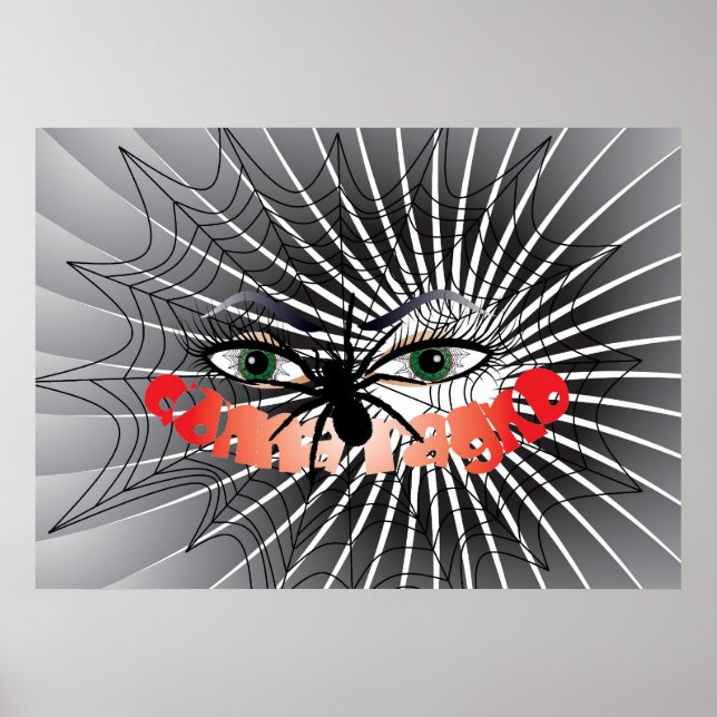 Póster La donna ragno/pósteres (Frente)