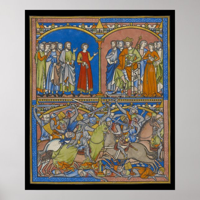 Póster La dote de Michal, una lucha sangrienta (Frente)