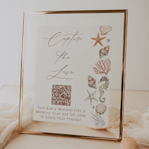 Póster La Ducha Bridal Costera Captura El Amor