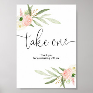 Póster La ducha de bebé favorece la señalización de color