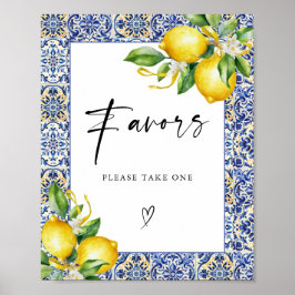 Póster La ducha de novia de los lemones mediterráneos fav