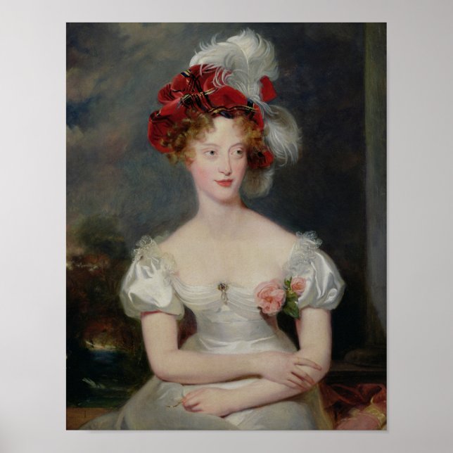 Póster La Duchesse de Berry c.1825 (Frente)