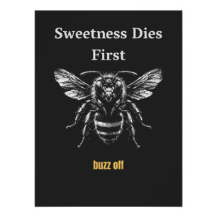Póster La dulzura muere primero – Abeja oscura