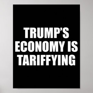 Póster La economía de Trump es política arancelaria 1