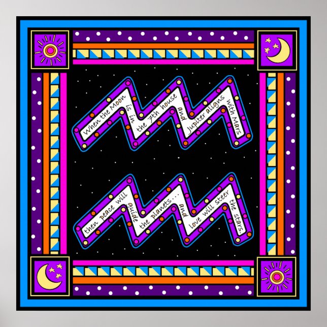 PÓSTER LA EDAD DE AQUARIUS (Frente)