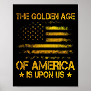 Póster La Edad De Oro De América Está Sobre Nosotros Dive