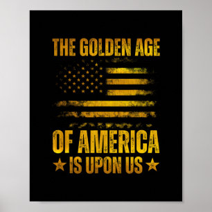 Póster La Edad de Oro de América Está Sobre Nosotros Dive