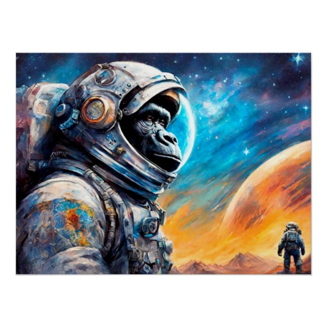 PÓSTER LA EDAD DE STEEL-GORILLA 5 (Anverso)