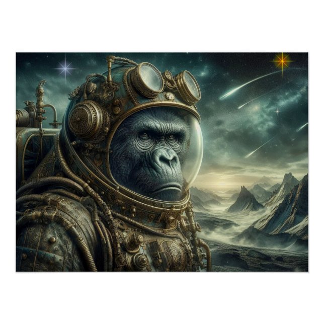 PÓSTER LA EDAD DE STEEL-GORILLA 6 (Anverso)